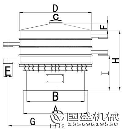多功能篩選機(jī)尺寸對(duì)照?qǐng)D 多功能篩選機(jī)尺寸對(duì)照?qǐng)D